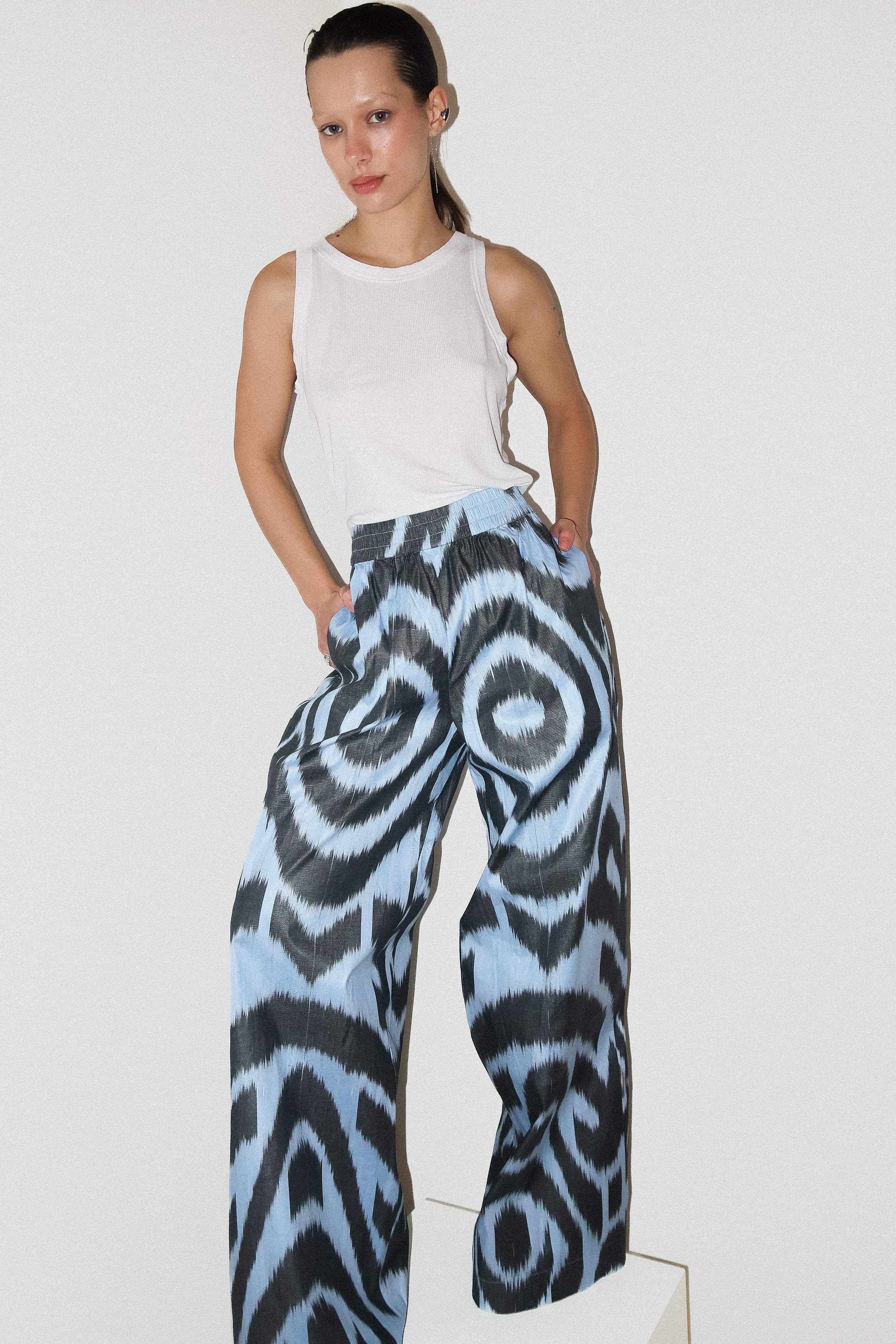 Cotton Palazzo Pants