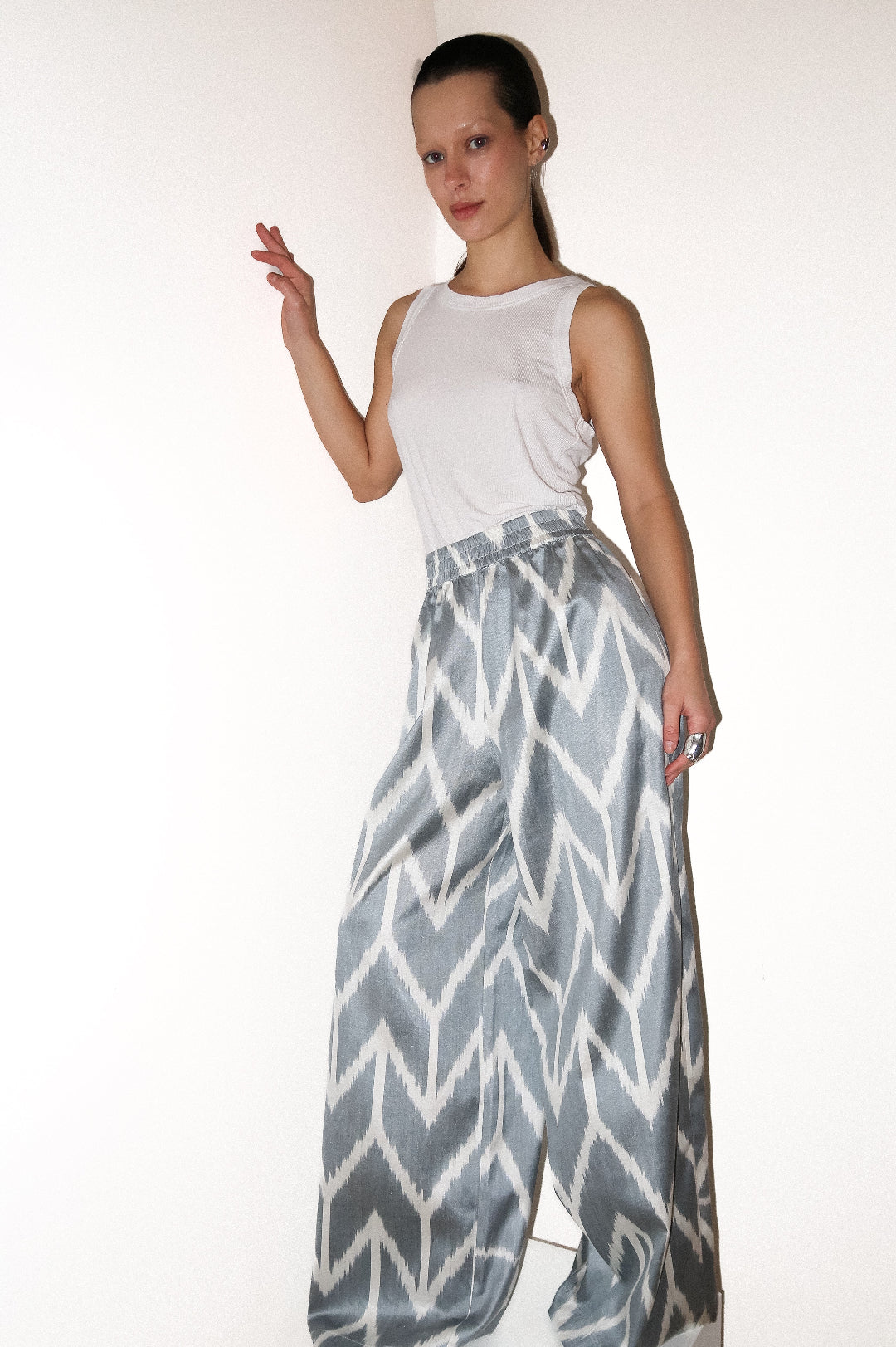 Silk Palazzo Pants